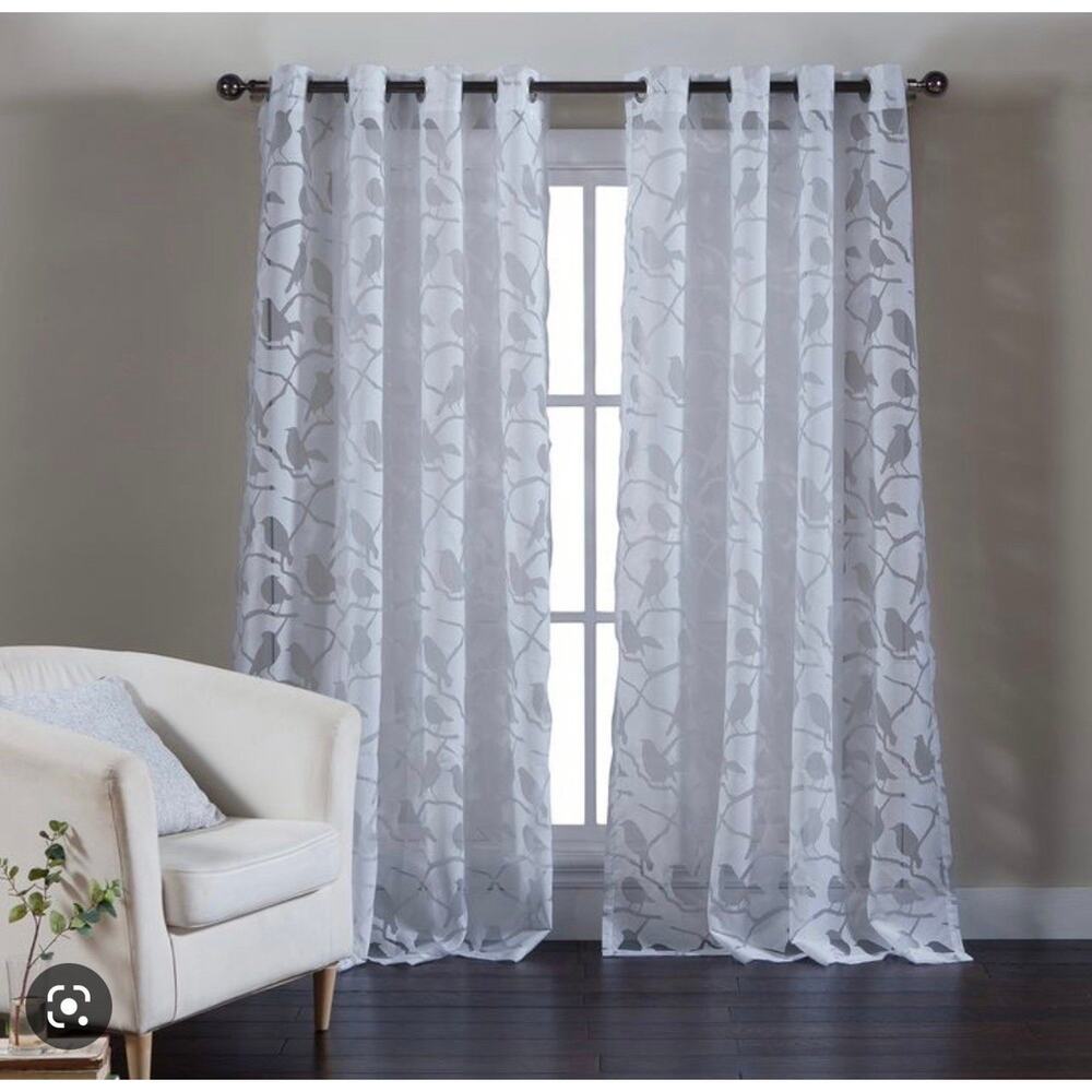 84 inch White Kensie Home Panels
